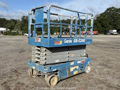 2019 Genie GS-3246 32' Electric Scissor Lift Man Aerial Platform Manlift bidadoo