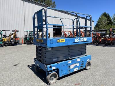 2017 Genie GS-3246 32' Electric Scissor Lift Man Aerial Platform bidadoo -Repair