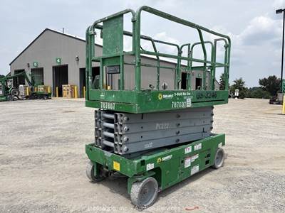 2016 Genie GS-3246 32' Electric Scissor Lift Mobile Aerial Work Platform bidadoo