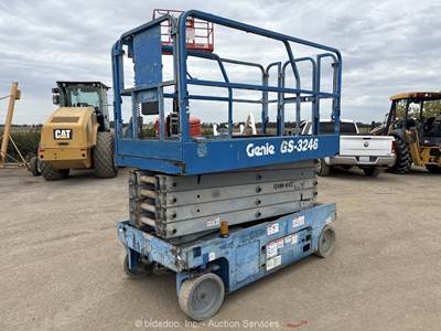 2016 Genie GS-3246 32’ Electric Scissor Lift Man Aerial Platform Manlift bidadoo