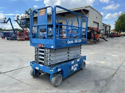 2016 Genie GS-3246 32' Electric Scissor Lift Man Aerial Platform Manlift bidadoo