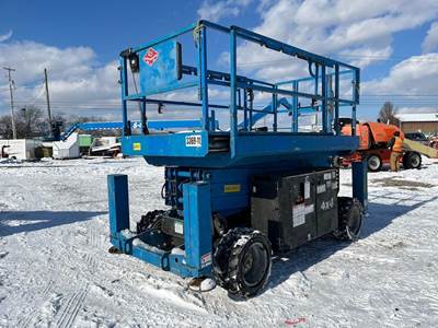 2016 Genie GS-3369 33' Diesel Rough Terrain Scissor Lift Aerial Platform bidadoo