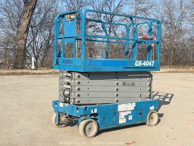 2017 Genie GS-4047 40' Electric Scissor Lift Man Aerial Work bidadoo -Repair