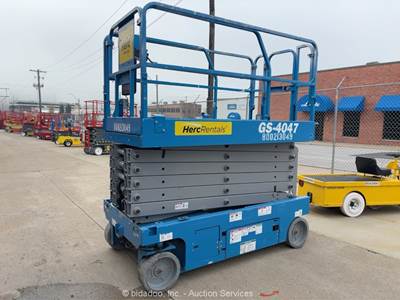 2018 Genie GS-4047 40' Electric Scissor Lift Man Aerial Work Platform bidadoo