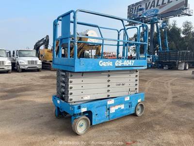 2015 Genie GS-4047 39' Electric Scissor Lift Man Aerial Work Platform bidadoo