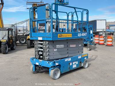 2018 Genie GS-4047 40' Electric Scissor Lift Man Aerial Platform Manlift bidadoo