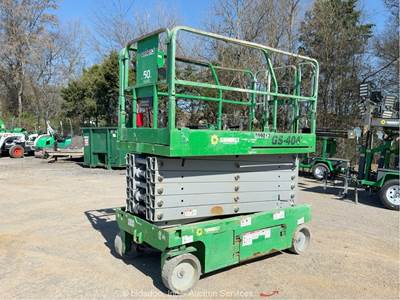 2016 Genie GS-4047 39' Electric Scissor Lift Mobile Aerial Work Platform bidadoo