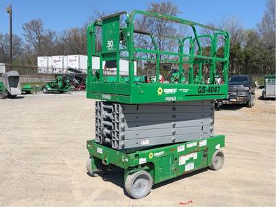 2016 Genie GS-4047 40' Electric Scissor Lift Mobile Aerial Work Platform bidadoo