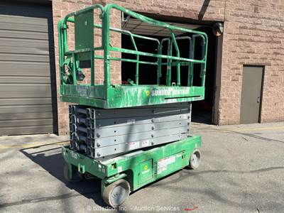 2017 Genie GS-4047 40' Electric Scissor Lift Mobile Aerial Work Platform bidadoo