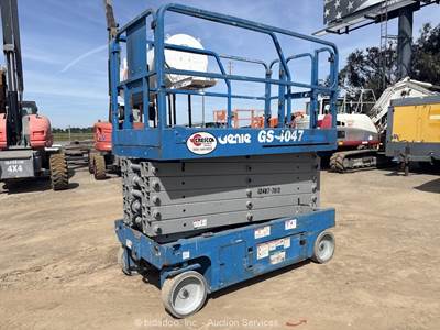 2017 Genie GS-4047 40' Electric Scissor Lift Man Aerial Platform Manlift bidadoo