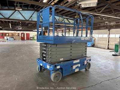 2018 Genie GS-4047 40' Electric Scissor Lift Man Aerial Platform Manlift bidadoo