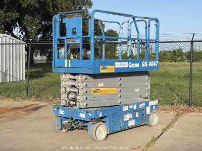 2018 Genie GS-4047 40' Electric Scissor Lift Aerial Platform Manlift bidadoo