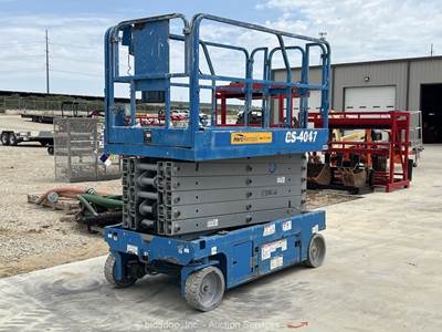 2018 Genie GS-4047 40' Electric Scissor Lift Man Aerial Platform Manlift bidadoo