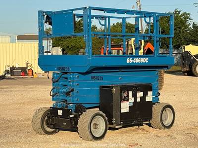 2016 Genie GS-4069 DC 40' Electric Scissor Lift Man Aerial Platform bidadoo