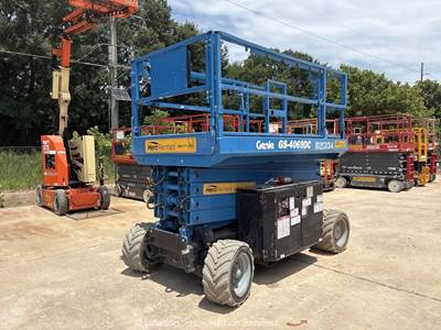 2017 Genie GS-4069 DC 40' Electric Scissor Lift Mobile Aerial Platform bidadoo