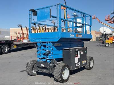 2016 Genie GS-4069 RT 40’ 4WD Diesel Rough Terrain Scissor Lift Man bidadoo