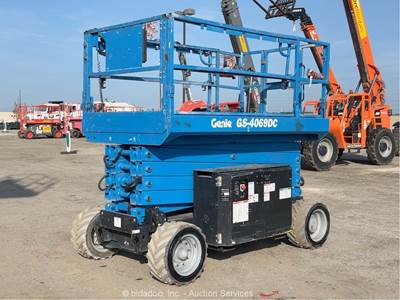2016 Genie GS-4069DC 40' Electric Scissor Lift Man Aerial Work Platform bidadoo