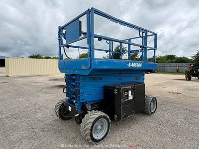 2016 Genie GS-4069DC 40' Electric Scissor Lift Man Aerial Platform bidadoo