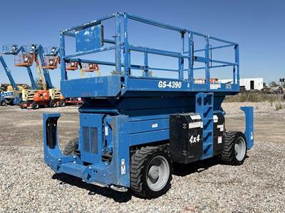 2016 Genie GS-4390 RT 43' 4WD D/F Rough Terrain Scissor Lift Man Aerial bidadoo