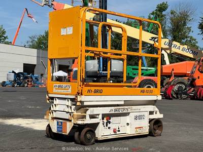 2019 Hybrid HB1030 10' Electric Scissor Lift Man Aerial Platform Manlift bidadoo