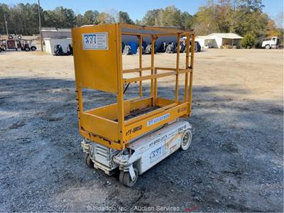 2019 Hy-Brid HB-1230 12’ Electric Scissor Lift Man Aerial Platform bidadoo