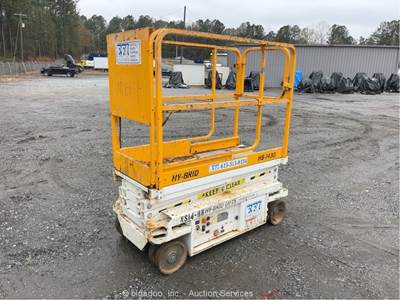 2019 Hy-Brid HB-1430 14’ Electric Scissor Lift Man Aerial Platform bidadoo
