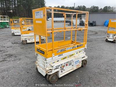 2019 Hy-Brid HB-1430 14’ Electric Scissor Lift Man Aerial Platform bidadoo