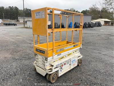 2019 Hy-Brid HB-1430 14’ Electric Scissor Lift Man Aerial Platform bidadoo
