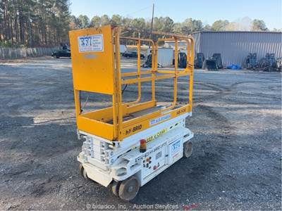 2019 Hy-Brid HB-1430 14’ Electric Scissor Lift Man Aerial Work Platform bidadoo