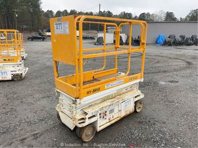 2018 Hy-Brid HB-1430 14’ Electric Scissor Lift Man Aerial Work Platform bidadoo