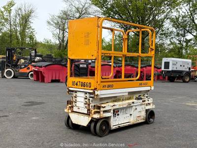 2016 Hybrid HB1430 14' Electric Scissor Lift Man Aerial Platform bidadoo