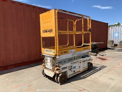 2017 Hybrid HB1430 14' Electric Scissor Lift Man Aerial Platform Manlift bidadoo