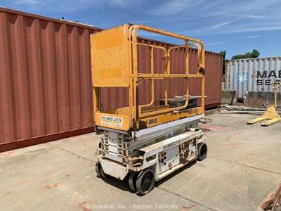 2017 Hybrid HB-1430 14' Electric Scissor Lift Man Aerial Platform bidadoo