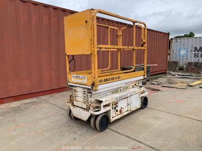 2017 Hybrid HB-1430 14' Electric Scissor Lift Man Aerial Platform 24V DC bidadoo