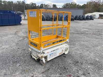 2019 Hy-Brid ZT-1230 12’ Electric Scissor Lift Aerial Platform Manlift bidadoo