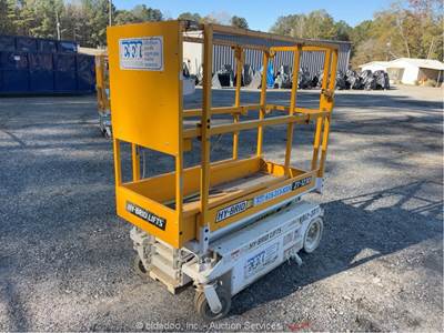 2020 Hy-Brid ZT-1230 12’ Electric Scissor Lift Aerial Platform Manlift bidadoo