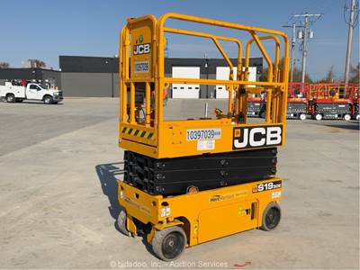 2022 JCB S1930E 19' Electric Scissor Lift Man Aerial Platform Manlift bidadoo