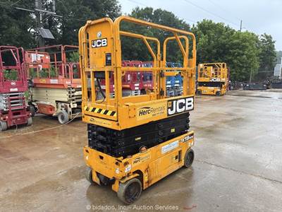 2022 JCB S1930E 19' Electric Scissor Lift Man Aerial Platform Manlift bidadoo