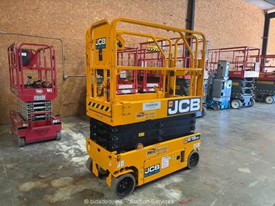 2024 JCB S1932E 19' Electric Scissor Lift Man Aerial Work Platform 24V bidadoo