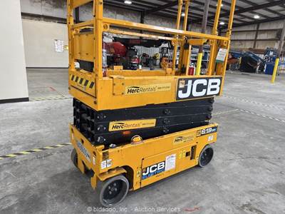2024 JCB S1932E 19' Electric Scissor Lift Mobile Aerial Work Platform bidadoo