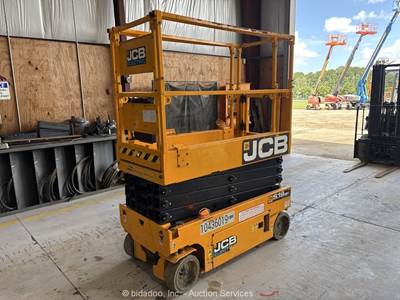 2024 JCB S1932E 19' Electric Scissor Lift Mobile Aerial Work Platform bidadoo