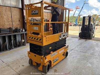 2024 JCB S1932E 19' Electric Scissor Lift Mobile Aerial Work Platform bidadoo