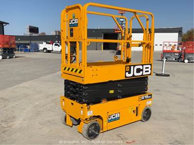 2024 JCB S1932EDRV 19' Electric Scissor Lift Man Aerial Platform Manlift bidadoo