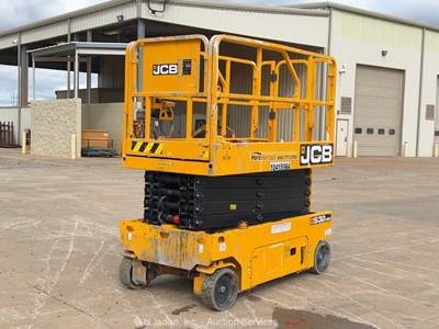 2023 JCB S3246E 32' Electric Scissor Lift Man Aerial Platform Manlift bidadoo