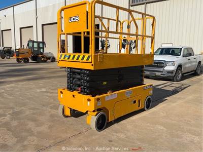 2023 JCB S3246E 32' Electric Scissor Lift Man Aerial Platform Manlift bidadoo