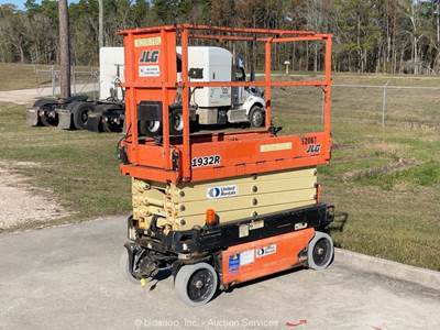 2017 JLG 1932R 19' Electric Scissor Lift Man Aerial Platform Manlift bidadoo