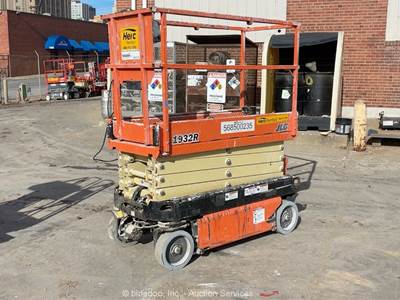 2018 JLG 1932R 19' Electric Scissor Lift Man Aerial Platform Manlift bidadoo