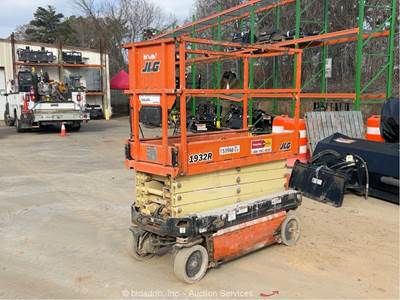 2018 JLG 1932R 19' Electric Scissor Lift Mobile Aerial Work Platform 24V bidadoo