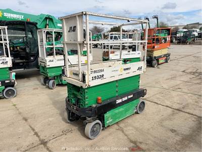 2017 JLG 1932R 19' Electric Scissor Lift Man Aerial Platform bidadoo
