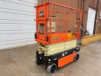 2018 JLG 1932R 19' Electric Scissor Lift Man Aerial Platform Manlift bidadoo